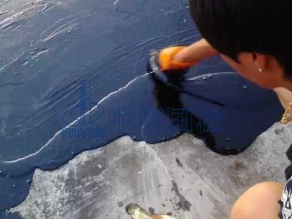 液體卷材現場檢測