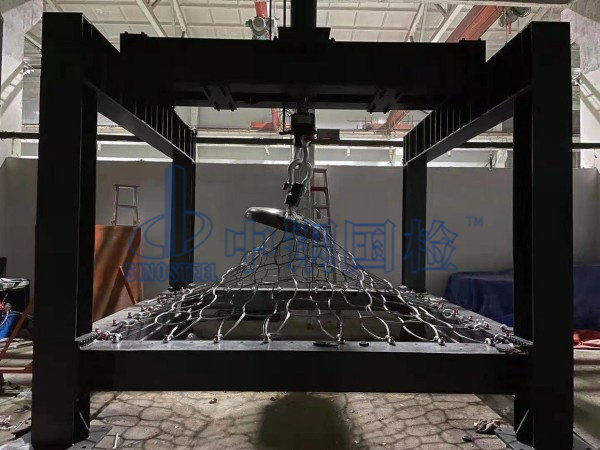 防護(hù)網(wǎng)頂破強(qiáng)力測(cè)試