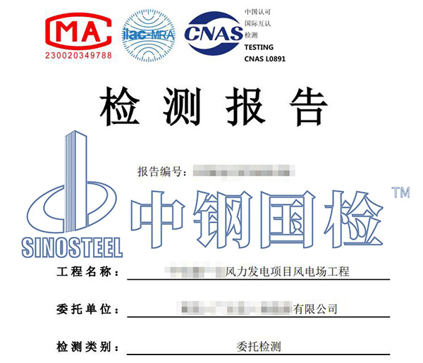 風電項目檢測報告