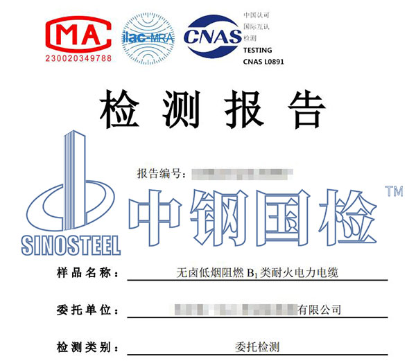 電纜檢測(cè)報(bào)告